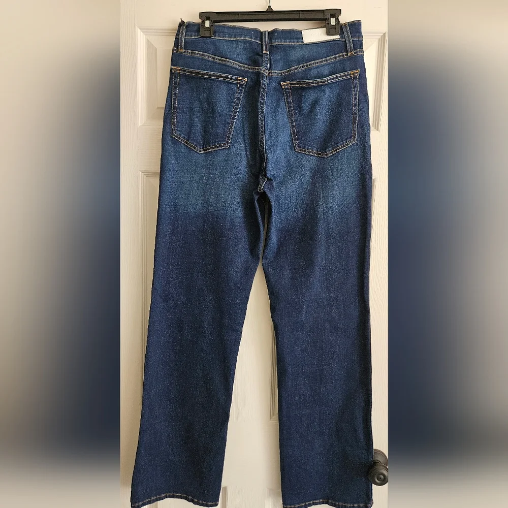 NWT RE/DONE Women's 90s High Rise Loose Jeans: Deep Faded Blue: Size- 30 - Picture 7 of 15